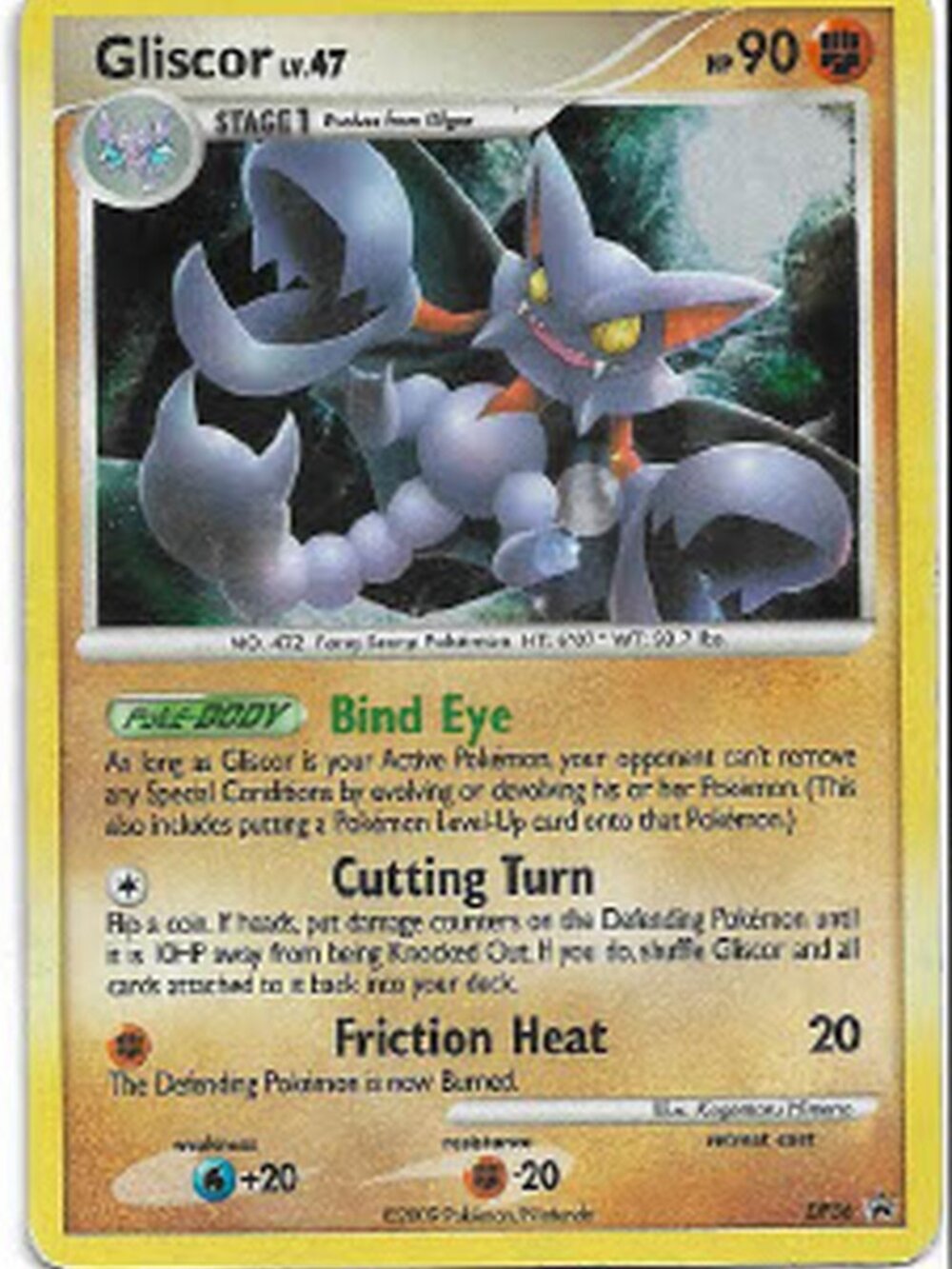 Pokemon Gliscor DP36 DP Promo Holo MP